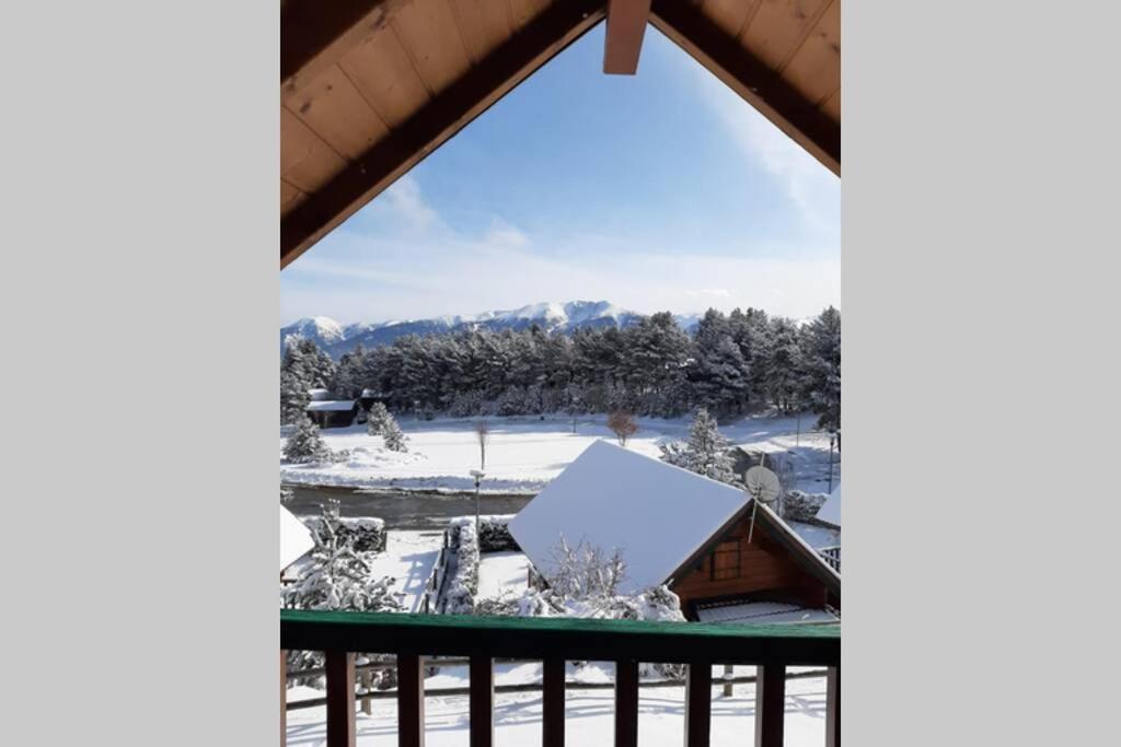 Maison De Bois Finlandaise Au Pied Des Pistes Bolquere Pyrenees 2000 Kültér fotó