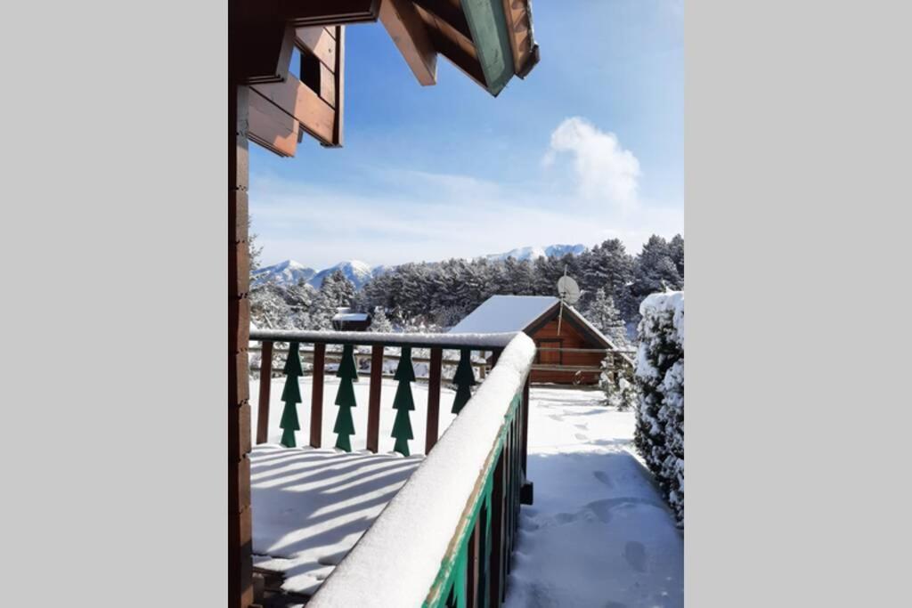 Maison De Bois Finlandaise Au Pied Des Pistes Bolquere Pyrenees 2000 Kültér fotó